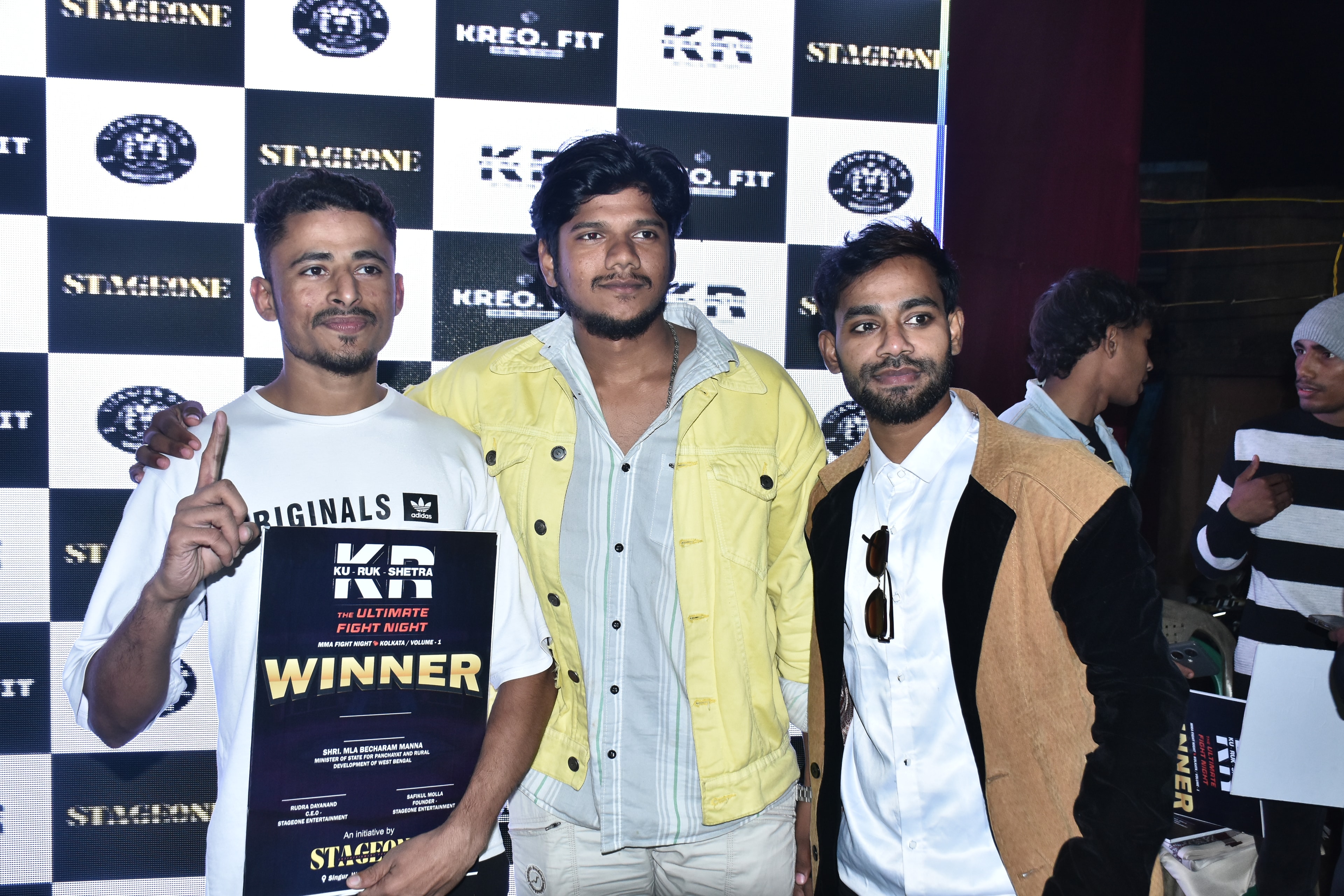 MMA winner award at Ku Ruk Shetra